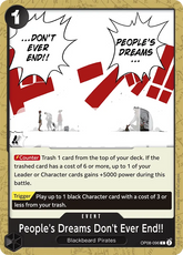 People's Dreams Don't Ever End!! - ONE PIECE CARD GAME - MoxLand